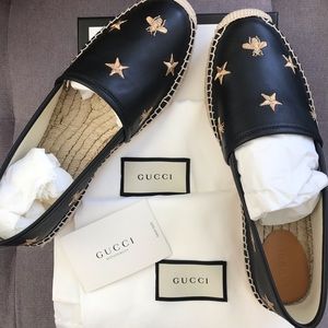 Gucci Star and bees espadrille